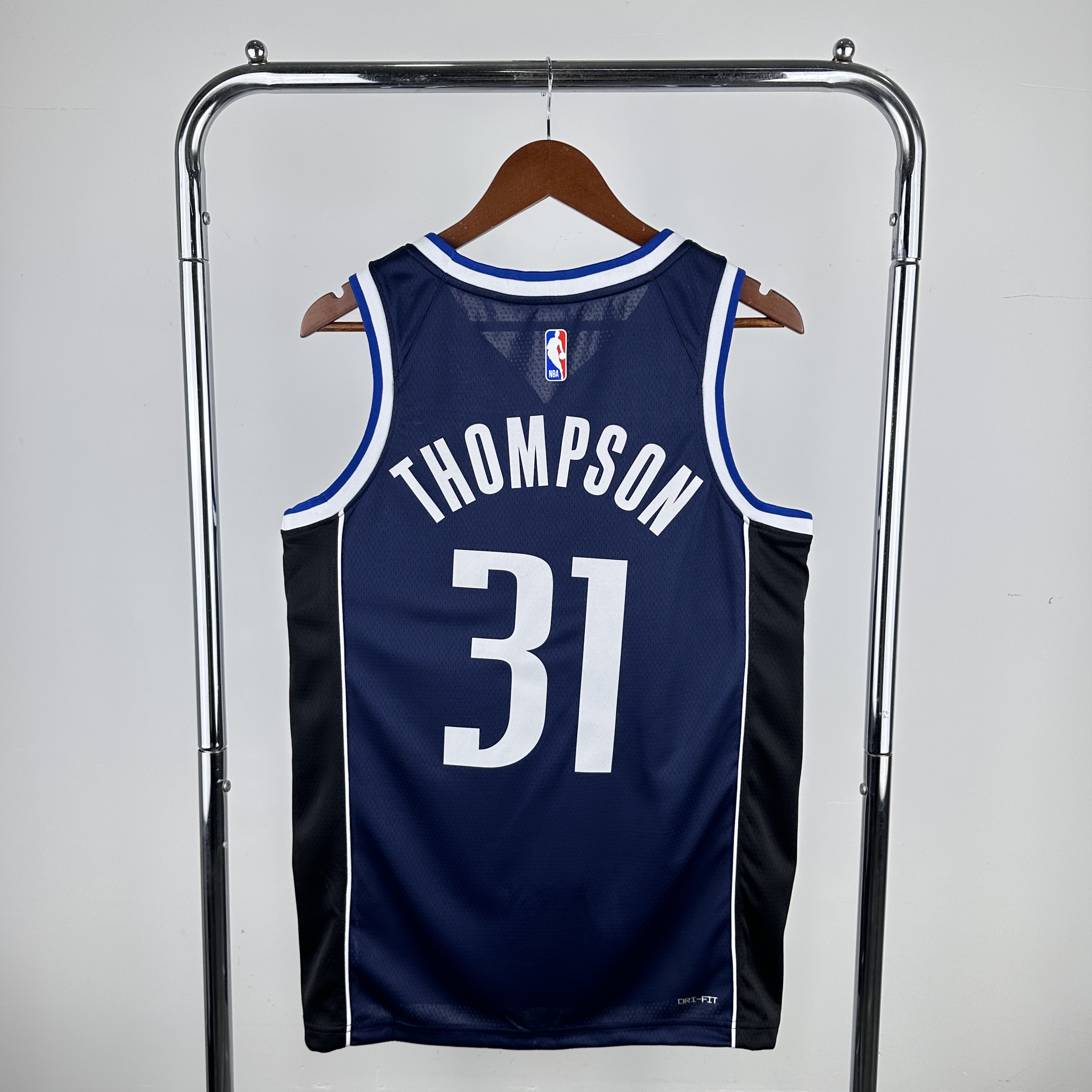 Men Dallas Mavericks #31 Thompson Blue Seasons 2024 NBA Jerseys->dallas mavericks->NBA Jersey